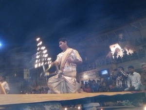 Ganga Aarti at&nbsp;Varanasi